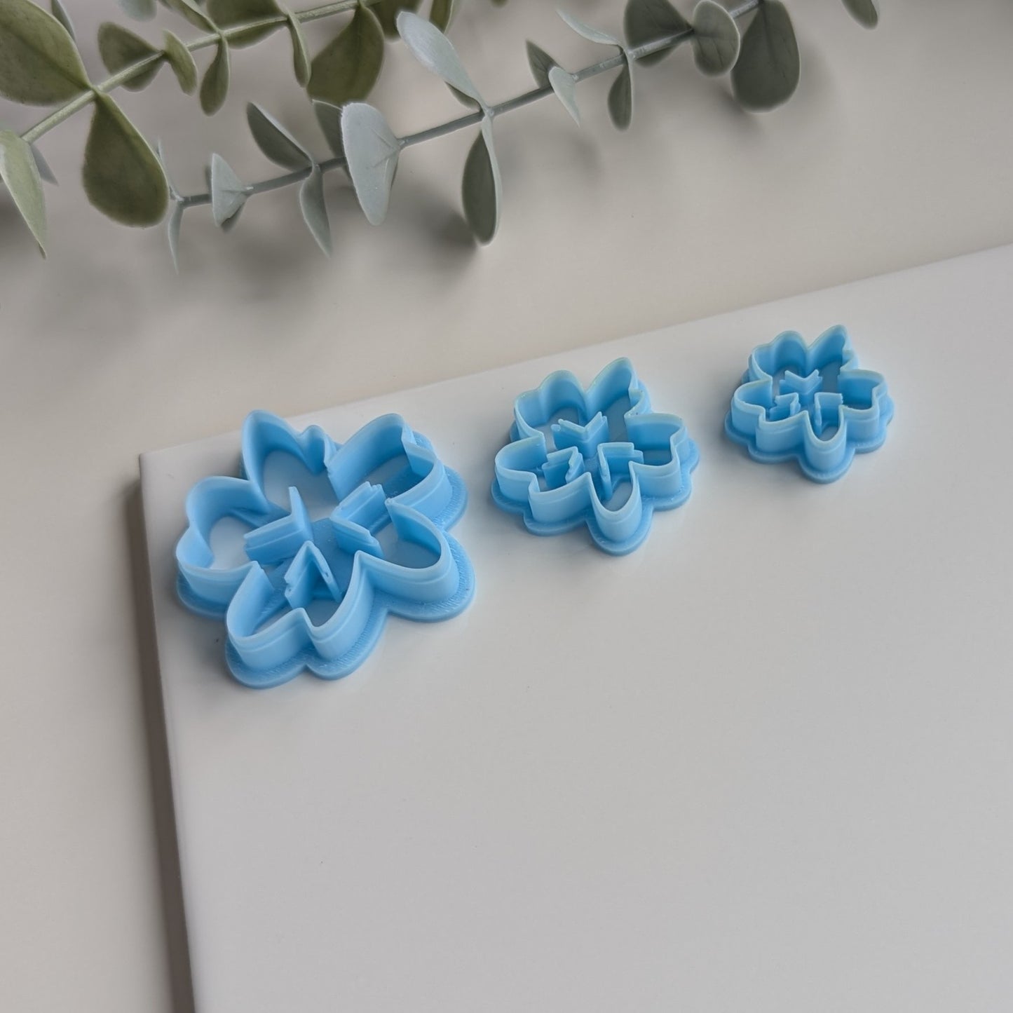 Tropical Flower Clay Cutter with Imprint