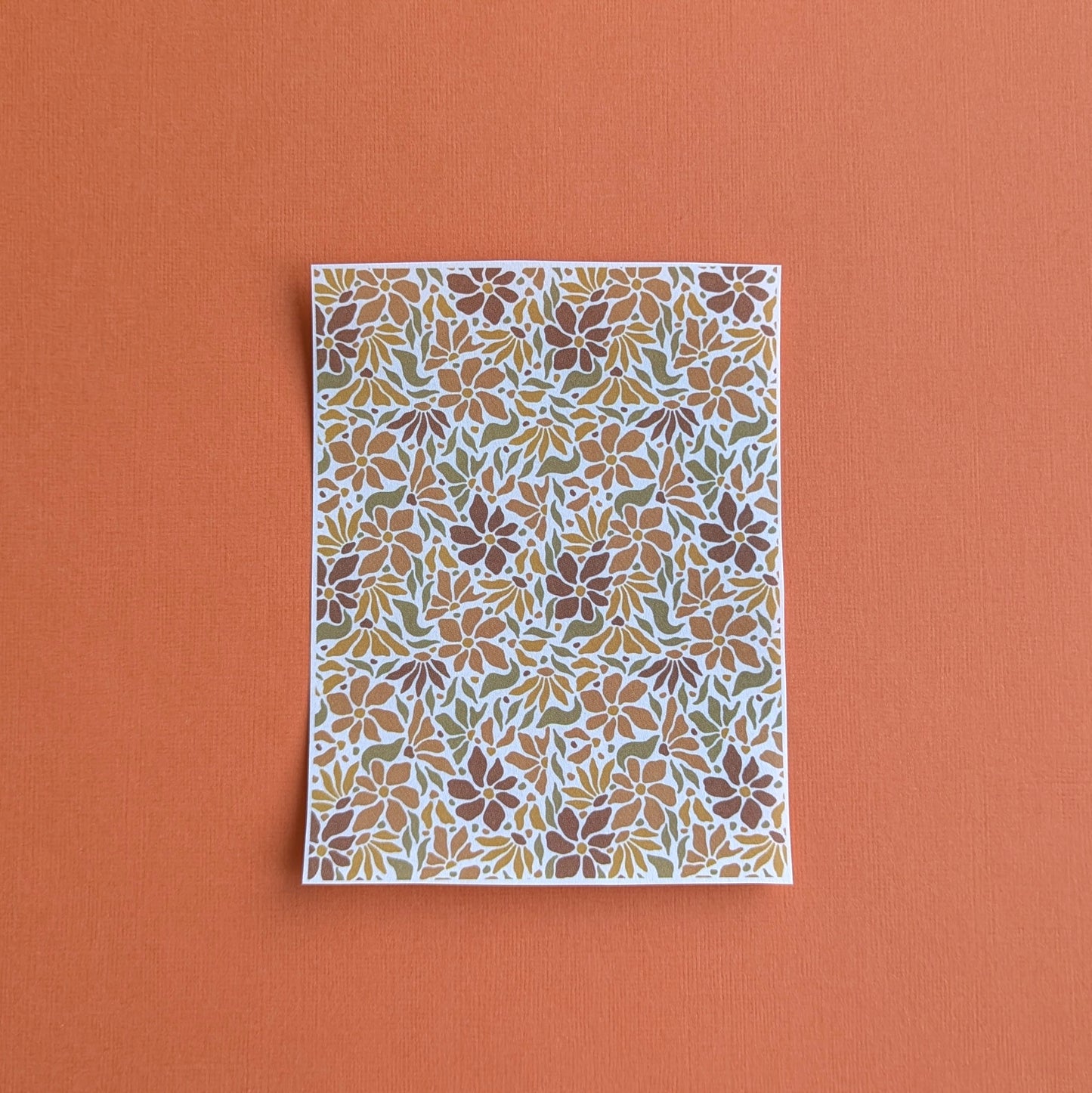 Water Soluble Transfer Paper #083 - Matisse Autumn Floral