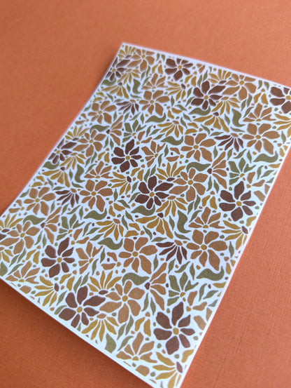 Water Soluble Transfer Paper #083 - Matisse Autumn Floral