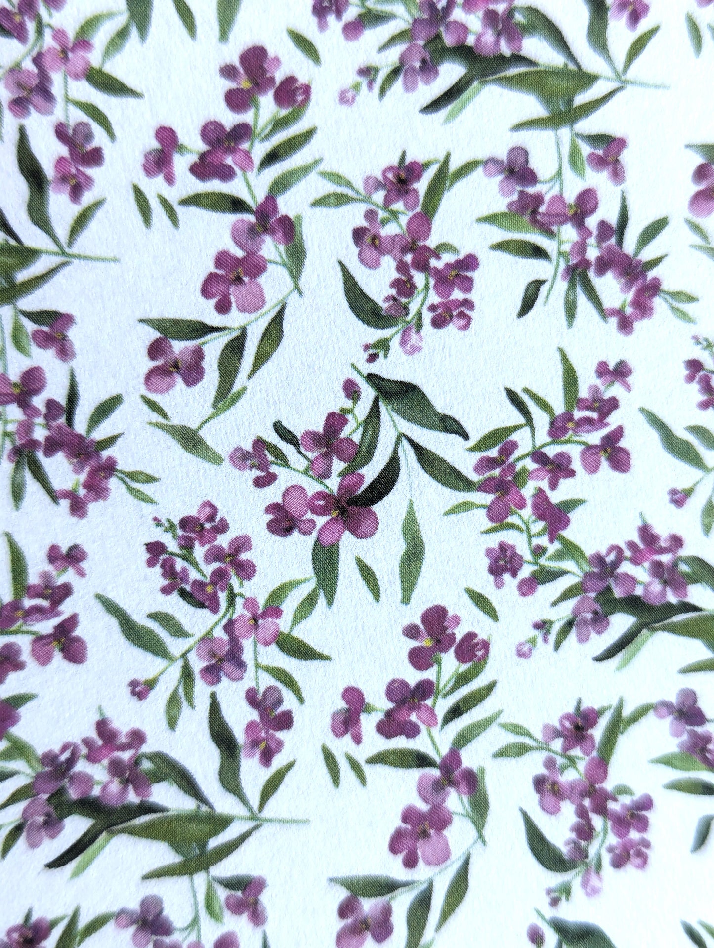 Water Soluble Transfer Paper #023 - Lilac Flowers