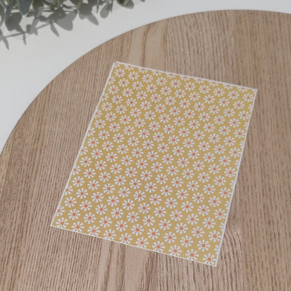 Water Soluble Transfer Paper #082 - Yellow Daisies